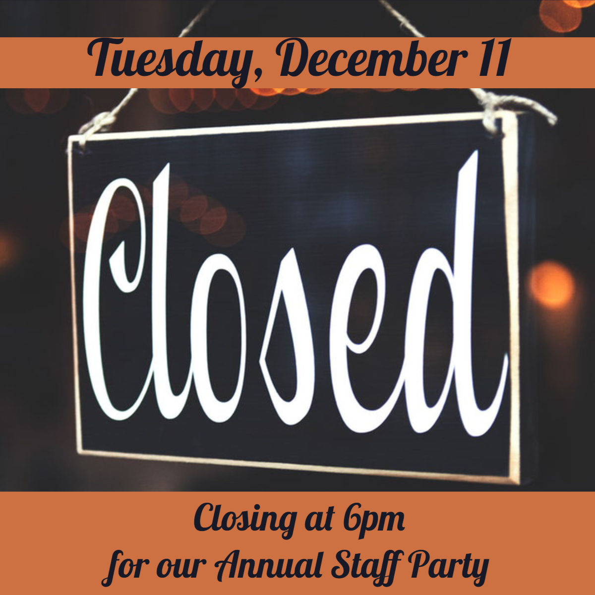 closing early graphic
