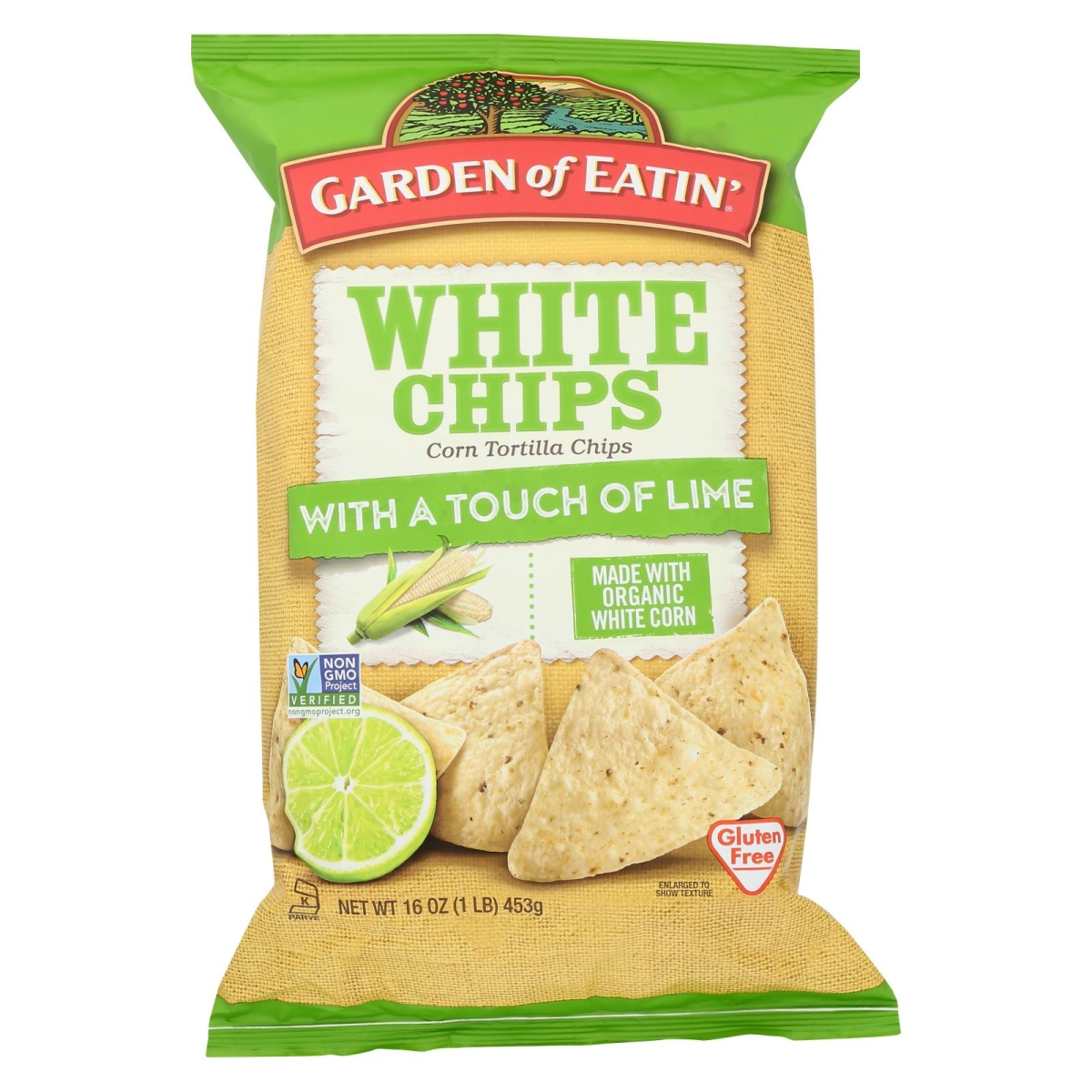 Garden Of Eatin Organic White Corn Chips W Lime 16 Oz Takoma